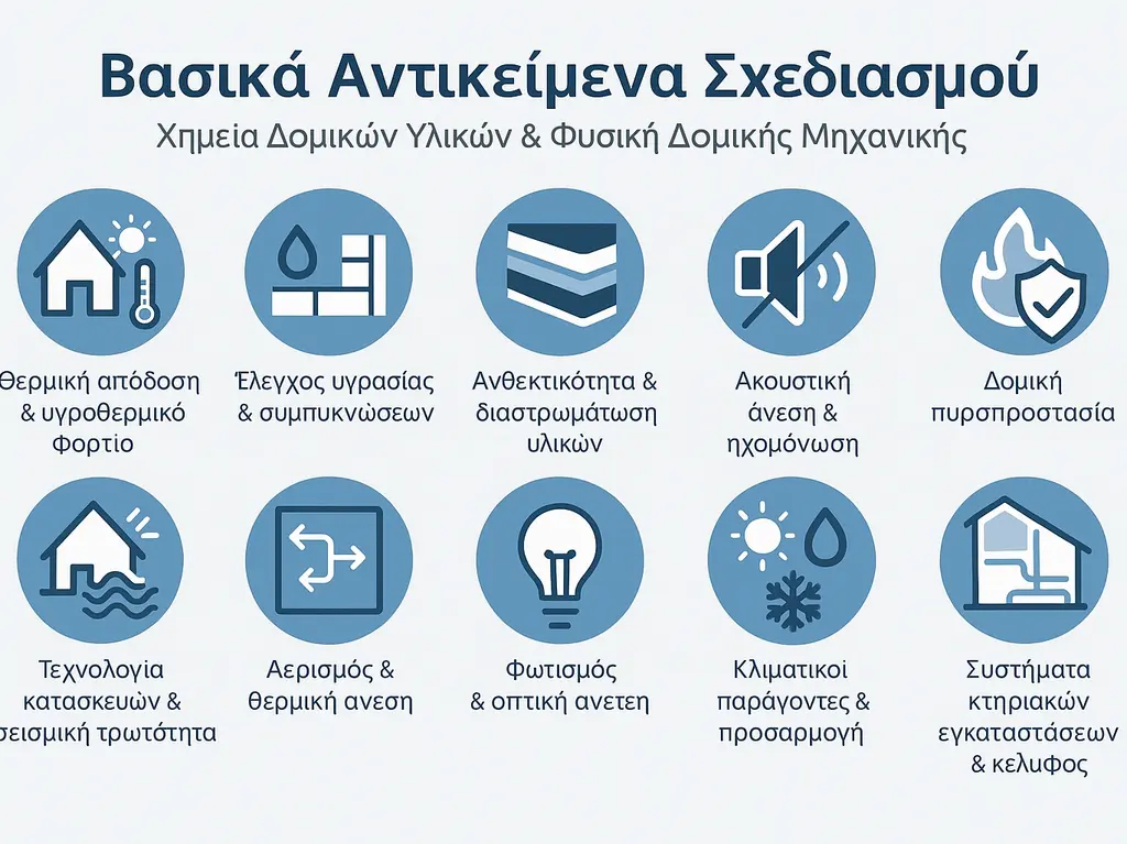 Χημεία Δομικών Υλικών & Φυσική Δομικής Μηχανικής