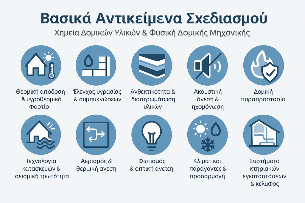 Χημεία Δομικών Υλικών & Φυσική Δομικής Μηχανικής